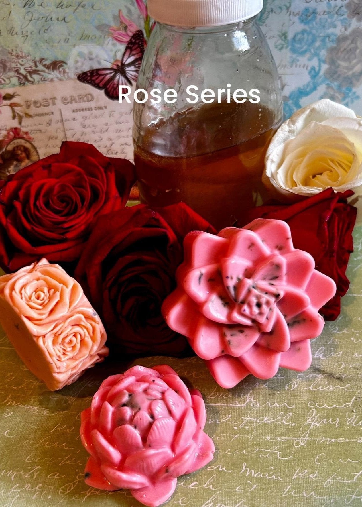 Rose soap series