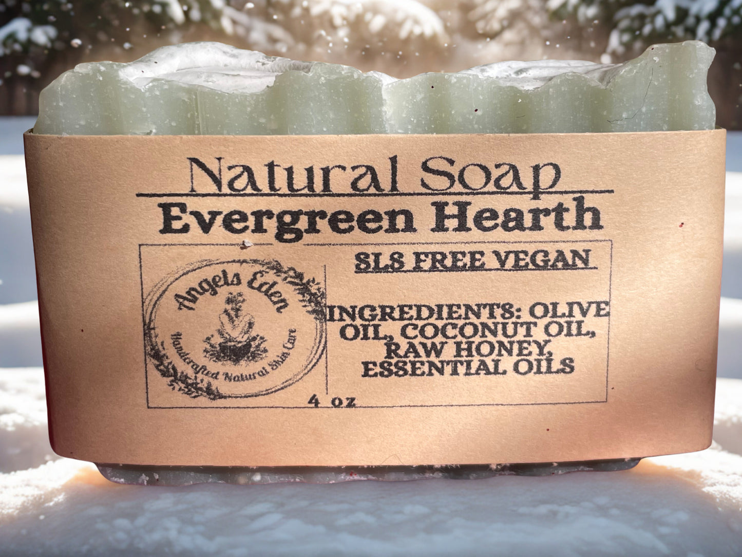 Evergreen Hearth soap