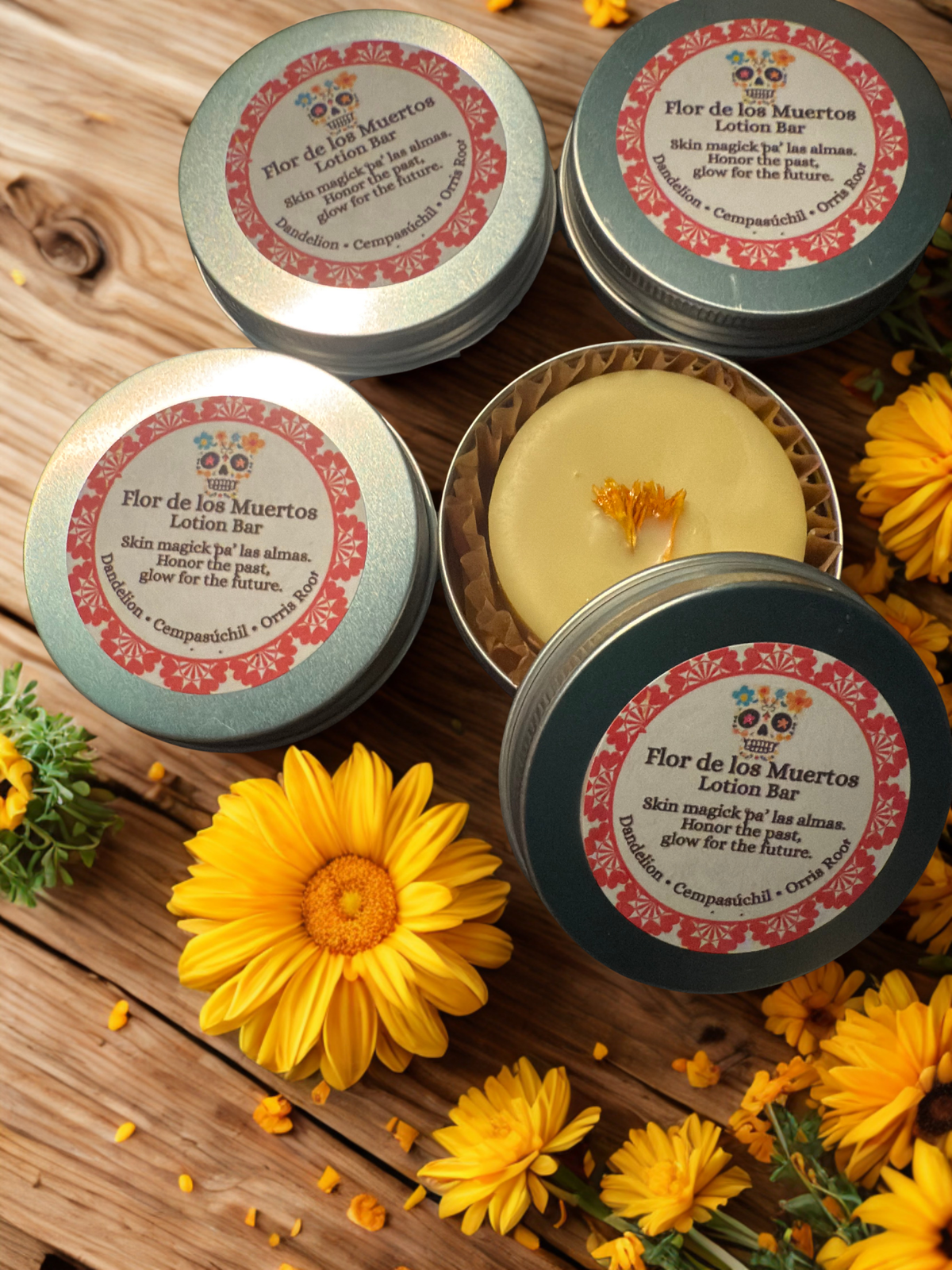 Flor de los Muertos Lotion Bar
